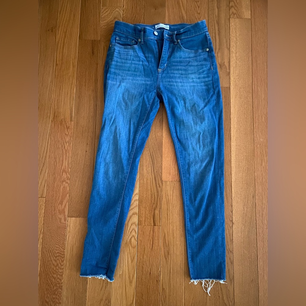 Loft Mid Rise Skinny Jeans - Picture 2 of 6